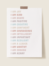 Load image into Gallery viewer, Kid's Affirmations - Custom